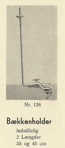 Calo bækkenholder katalog 1946